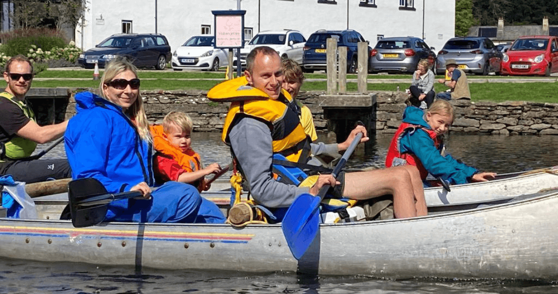 Client in canoe