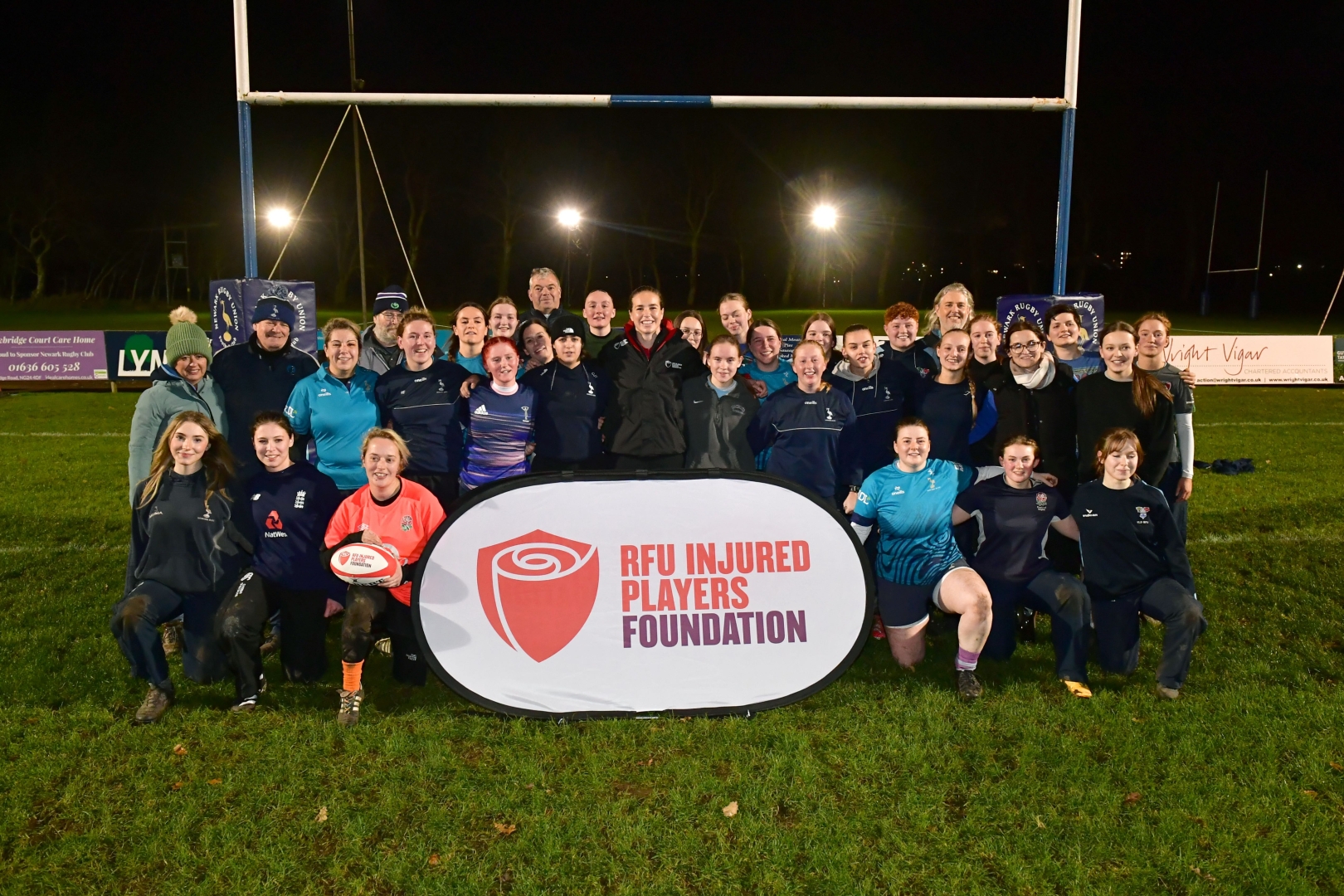 Emily Scarratt at Newark Rugby Club