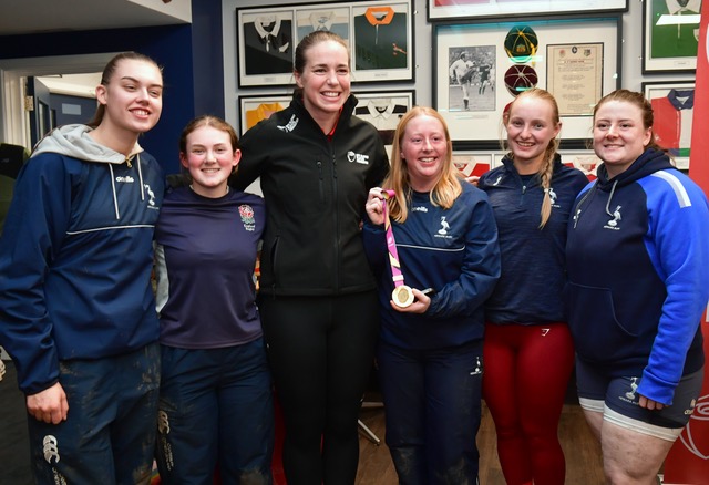 IPF Survey winners Newark Rugby Club and Emily Scarratt